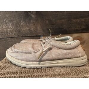 Hey Dude‎ - Childrens Wally Beige - Size Y1